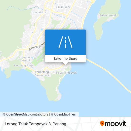 Peta Lorong Teluk Tempoyak 3