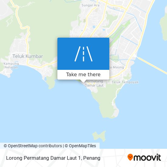 Lorong Permatang Damar Laut 1 map