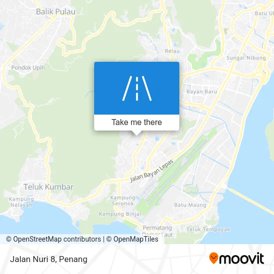 Jalan Nuri 8 map