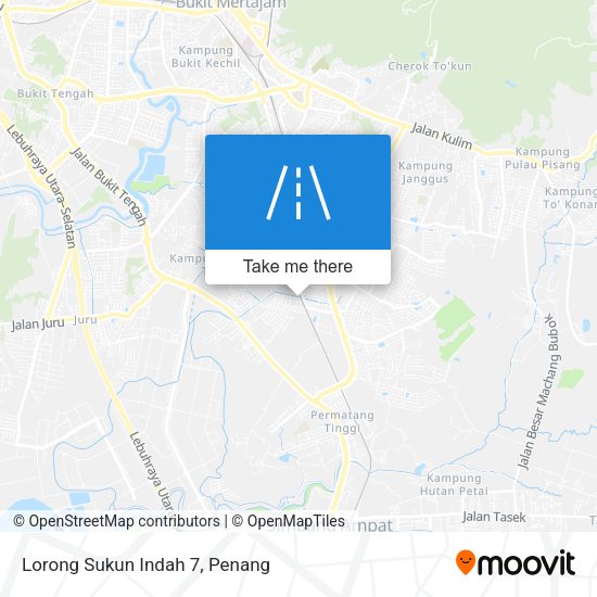 Peta Lorong Sukun Indah 7
