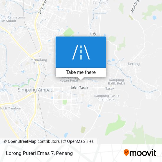Peta Lorong Puteri Emas 7