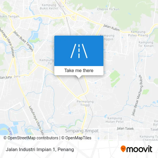 Jalan Industri Impian 1 map