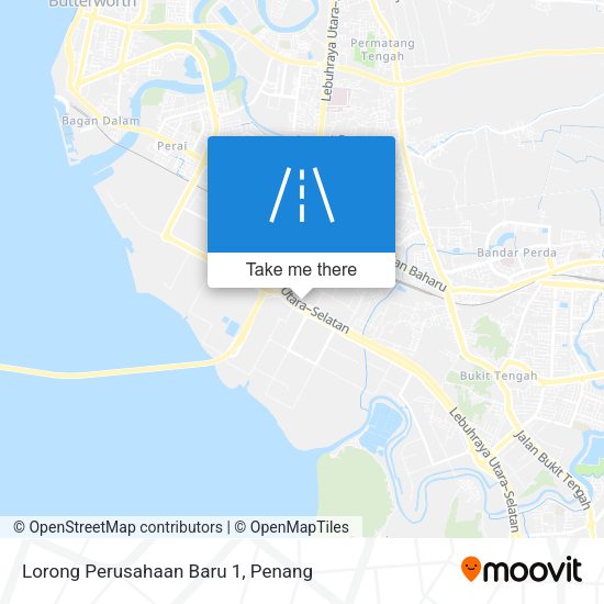 Lorong Perusahaan Baru 1 map