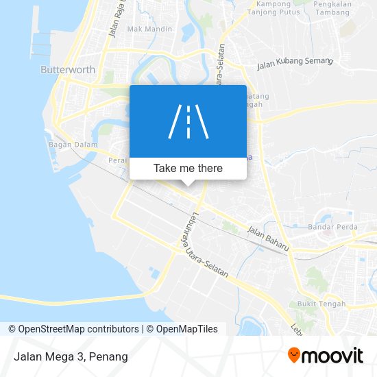 Jalan Mega 3 map