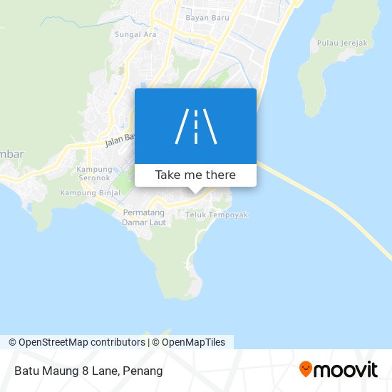 Batu Maung 8 Lane map