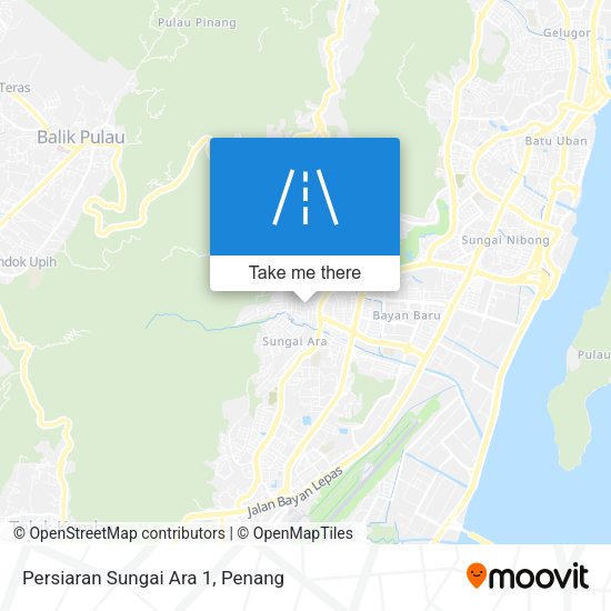 Peta Persiaran Sungai Ara 1