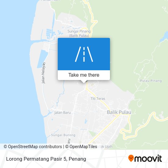 Lorong Permatang Pasir 5 map