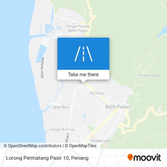 Lorong Permatang Pasir 10 map