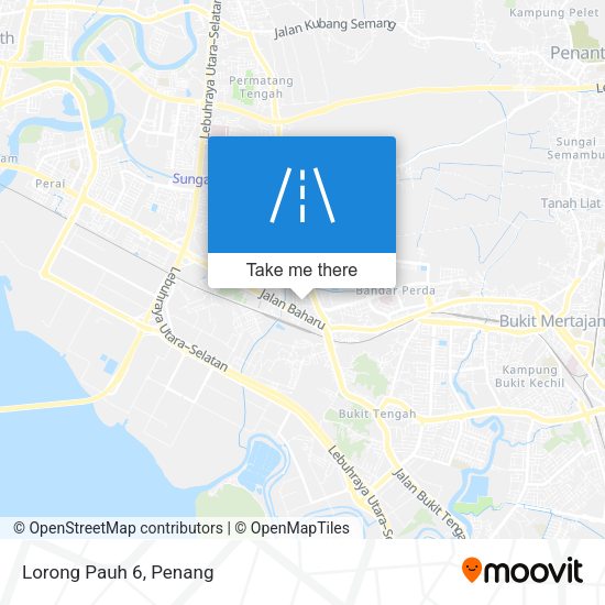 Lorong Pauh 6 map