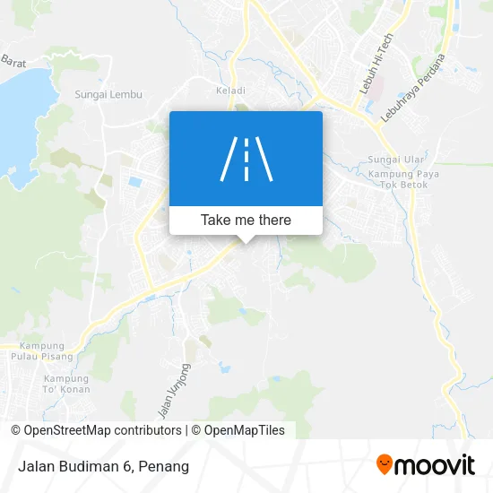 Jalan Budiman 6 map