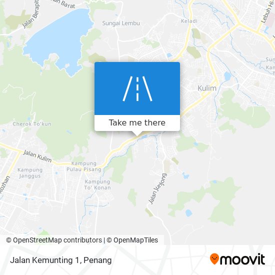 Jalan Kemunting 1 map