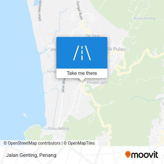 Jalan Genting map