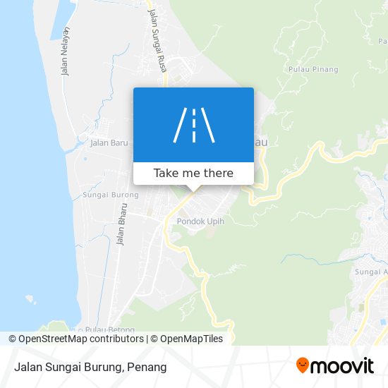 Peta Jalan Sungai Burung