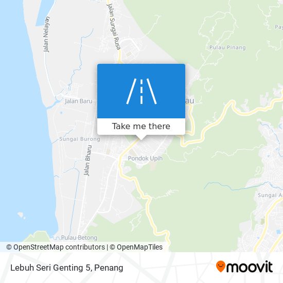 Lebuh Seri Genting 5 map