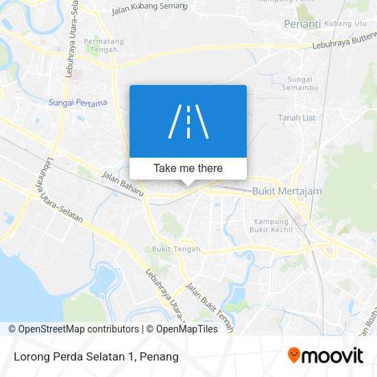Lorong Perda Selatan 1 map