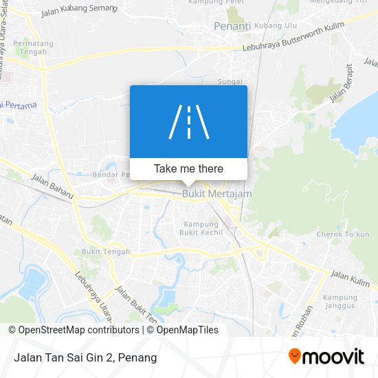Peta Jalan Tan Sai Gin 2