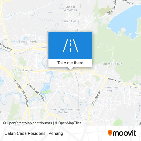 Jalan Casa Residensi map