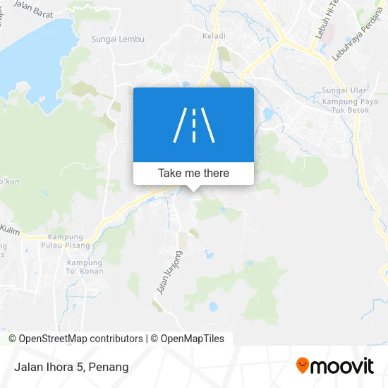 Jalan Ihora 5 map