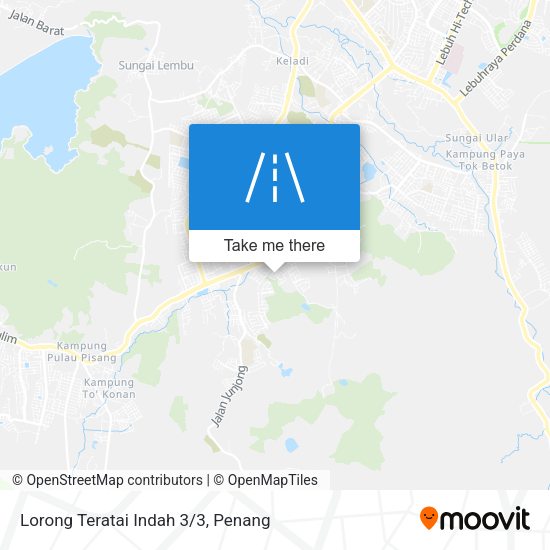 Peta Lorong Teratai Indah 3/3