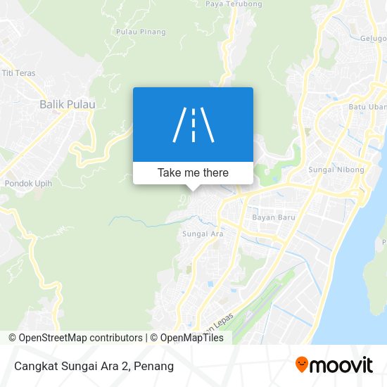 Peta Cangkat Sungai Ara 2