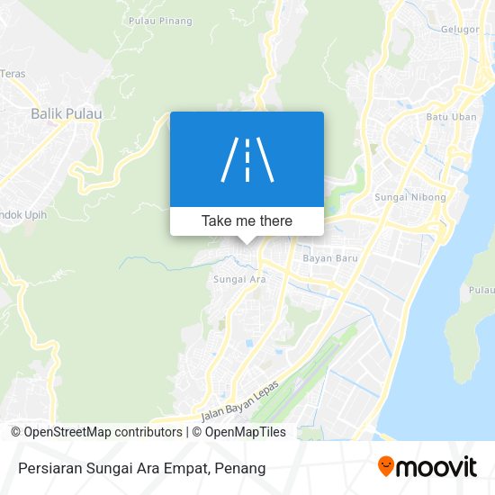 Persiaran Sungai Ara Empat map