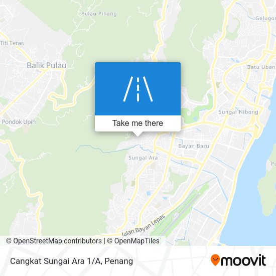 Peta Cangkat Sungai Ara 1/A