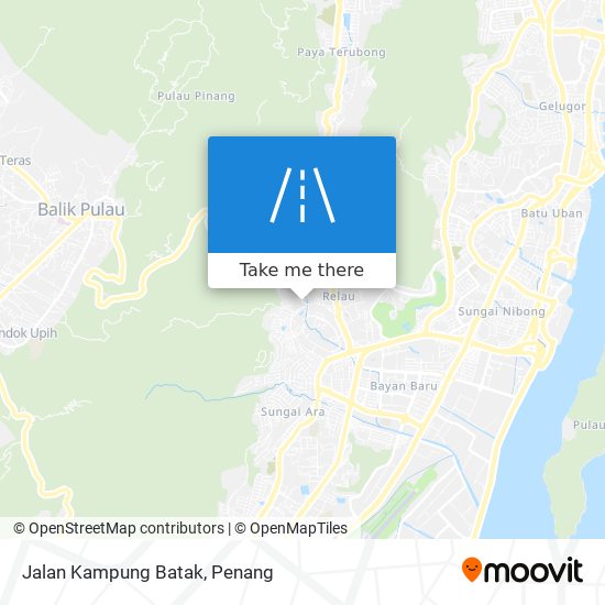 Jalan Kampung Batak map