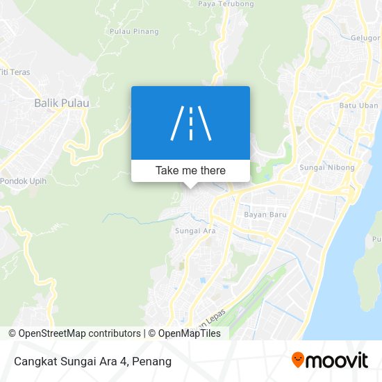 Peta Cangkat Sungai Ara 4