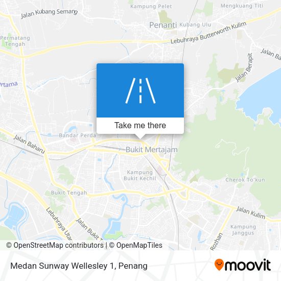 Medan Sunway Wellesley 1 map
