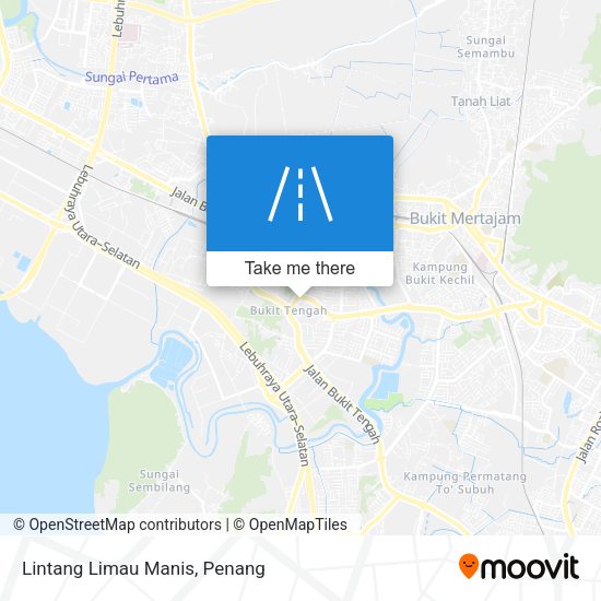 Peta Lintang Limau Manis