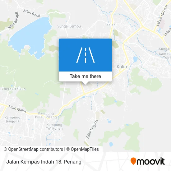 Jalan Kempas Indah 13 map