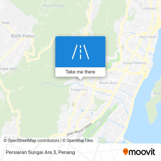 Peta Persiaran Sungai Ara 3