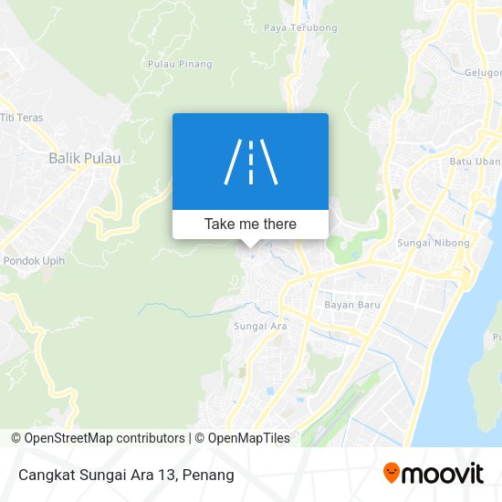 Peta Cangkat Sungai Ara 13