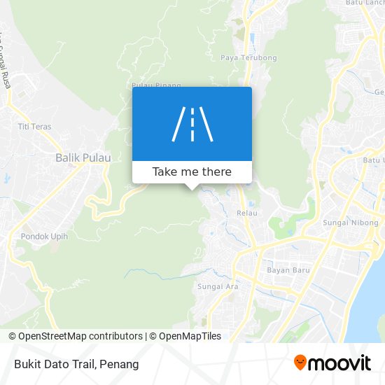 Peta Bukit Dato Trail