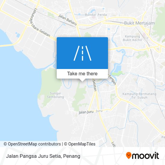 Peta Jalan Pangsa Juru Setia