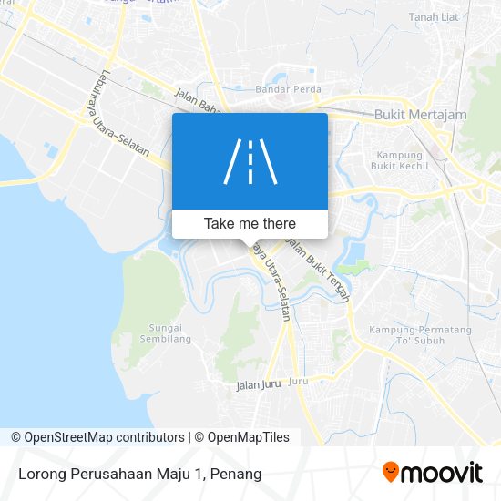 Lorong Perusahaan Maju 1 map
