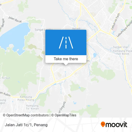 Jalan Jati 1c/1 map