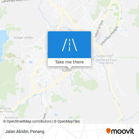 Jalan Abidin map