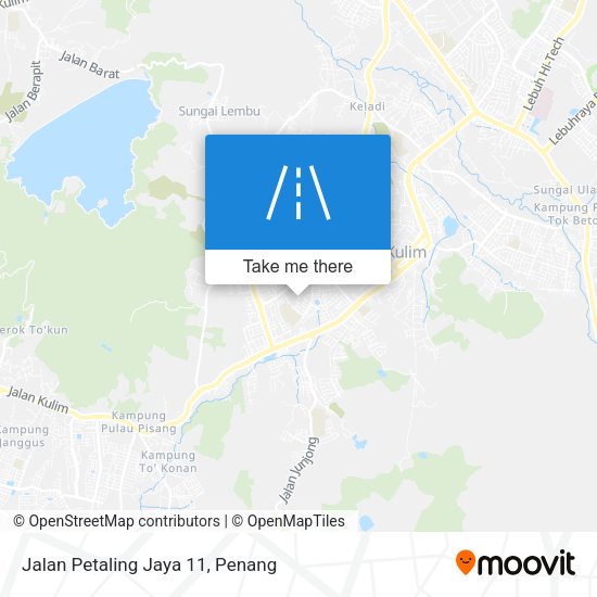 Peta Jalan Petaling Jaya 11