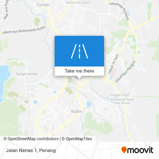 Jalan Nenas 1 map