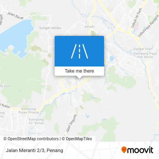 Jalan Meranti 2/3 map