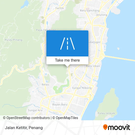 Jalan Ketitir map