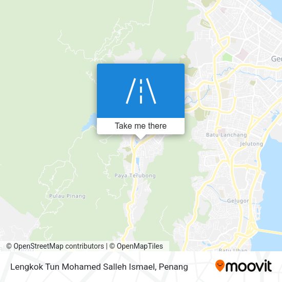 Peta Lengkok Tun Mohamed Salleh Ismael