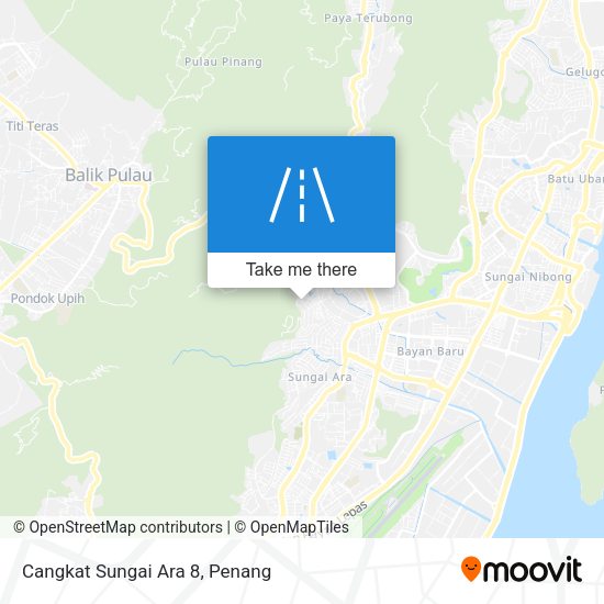 Peta Cangkat Sungai Ara 8