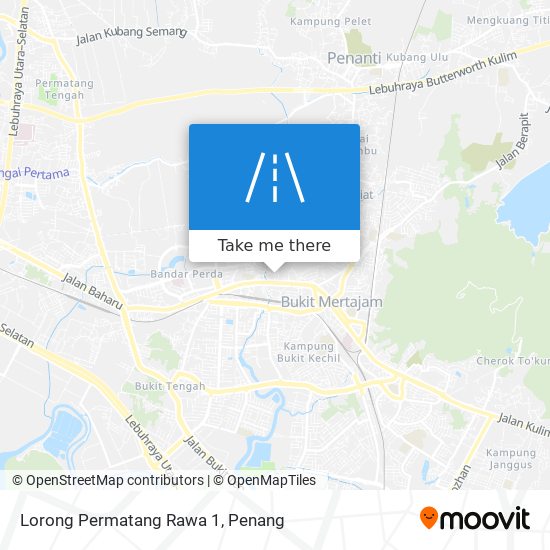 Lorong Permatang Rawa 1 map