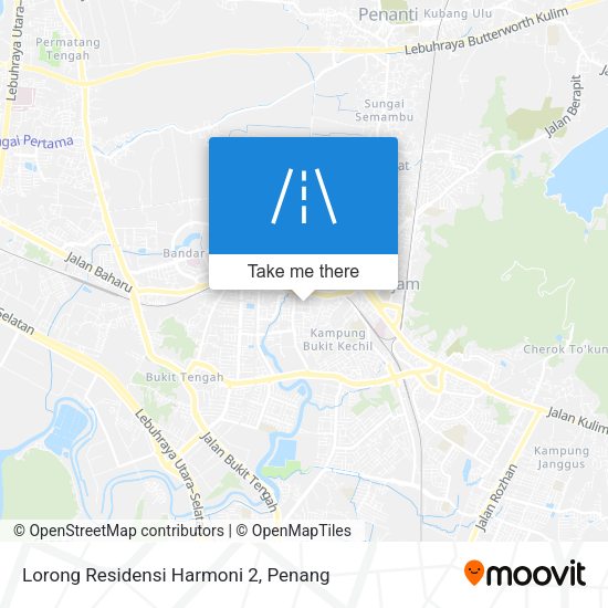 Peta Lorong Residensi Harmoni 2