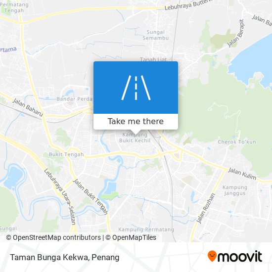 Taman Bunga Kekwa map