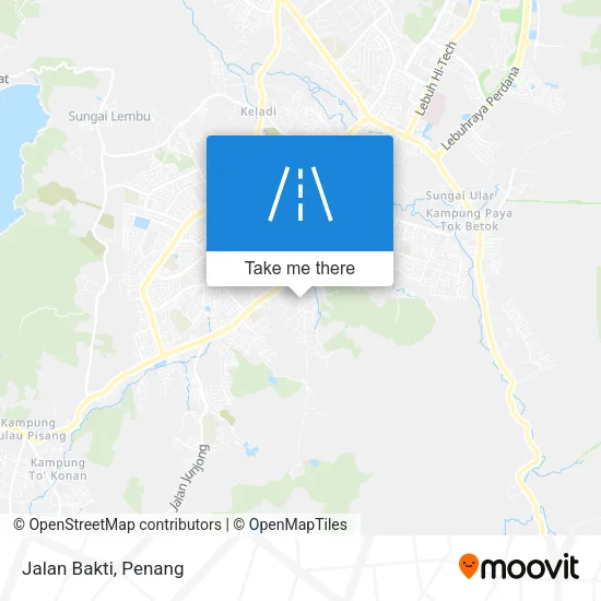 Jalan Bakti map
