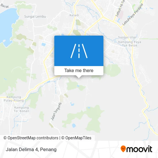 Jalan Delima 4 map