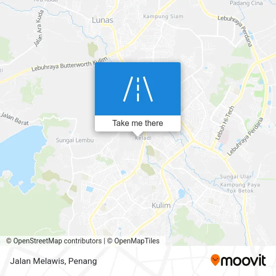 Jalan Melawis map